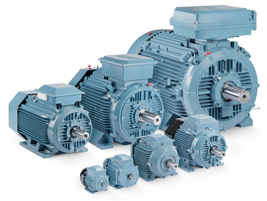 Gamme complète de moteurs CEI basse tension ABB